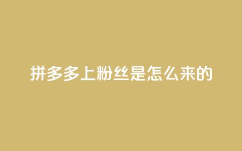 拼多多上粉丝是怎么来的,免费点赞超级便宜网站 - 抖音怎么清理虚假粉丝 qq赞在线自助下单网站  第1张 拼多多上粉丝是怎么来的,免费点赞超级便宜网站 - 抖音怎么清理虚假粉丝 qq赞在线自助下单网站  第1张