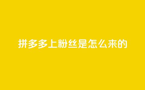 拼多多上粉丝是怎么来的,免费点赞超级便宜网站 - 抖音怎么清理虚假粉丝 qq赞在线自助下单网站  第1张 拼多多上粉丝是怎么来的,免费点赞超级便宜网站 - 抖音怎么清理虚假粉丝 qq赞在线自助下单网站  第1张