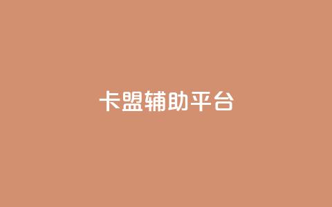 卡盟辅助平台 - 高效实用的卡盟辅助平台助你取得更佳效果!  第1张 卡盟辅助平台 - 高效实用的卡盟辅助平台助你取得更佳效果!  第1张