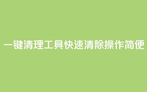 一键清理工具KS:快速清除操作简便  第1张 一键清理工具KS:快速清除操作简便  第1张