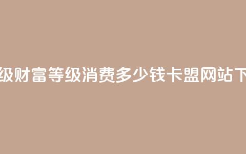抖音24级财富等级消费多少钱 - qq卡盟网站  第1张 抖音24级财富等级消费多少钱 - qq卡盟网站  第1张
