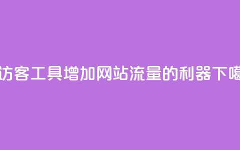 刷访客工具(增加网站流量的利器)  第1张 刷访客工具(增加网站流量的利器)  第1张