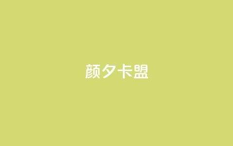 颜夕卡盟 - 颜夕卡盟的重要性及优势~  第1张 颜夕卡盟 - 颜夕卡盟的重要性及优势~  第1张