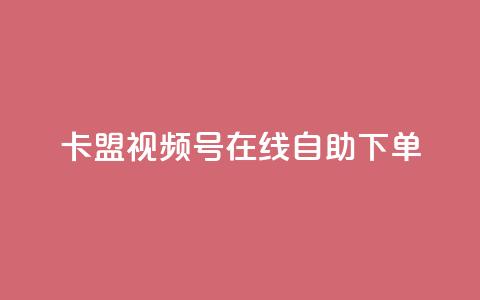 卡盟视频号在线自助下单,自助下单24小时平台最便宜 - 24小时自助下单商城app 空间互赞  第1张