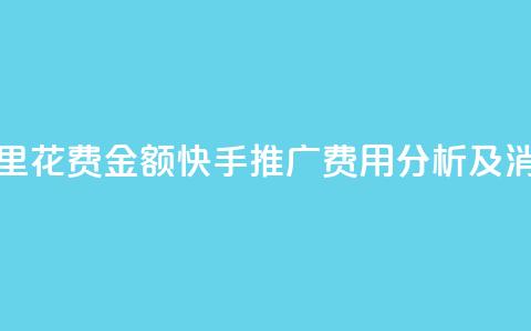 快手推广消耗数据里花费金额 - 快手推广费用分析及消耗数据解读~  第1张 快手推广消耗数据里花费金额 - 快手推广费用分析及消耗数据解读~  第1张
