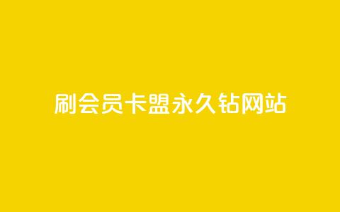 刷会员卡盟永久钻网站 - 永久钻会员卡盟 超值会员服务!  第1张 刷会员卡盟永久钻网站 - 永久钻会员卡盟 超值会员服务!  第1张