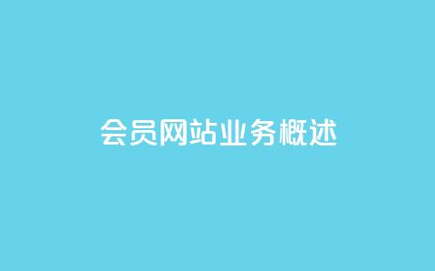 qq会员网站业务概述  第1张 qq会员网站业务概述  第1张