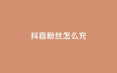 抖音粉丝怎么充 - 抖音粉丝充值技巧与方法揭秘!  第1张 抖音粉丝怎么充 - 抖音粉丝充值技巧与方法揭秘!  第1张