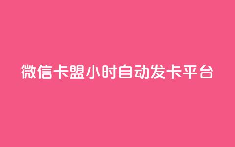 微信卡盟24小时自动发卡平台 - 最佳SEO实践:全天候自动发卡平台,微信卡盟买卡24小时服务~  第1张 微信卡盟24小时自动发卡平台 - 最佳SEO实践:全天候自动发卡平台,微信卡盟买卡24小时服务~  第1张