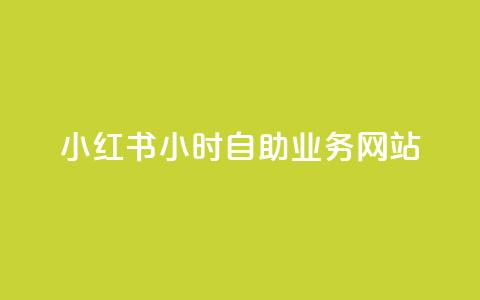 小红书24小时自助业务网站 - 小红书24小时便捷自助服务站!  第1张 小红书24小时自助业务网站 - 小红书24小时便捷自助服务站!  第1张
