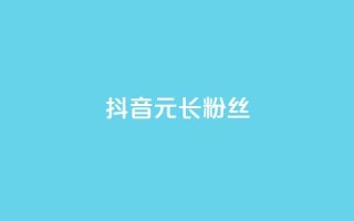 抖音1元长1000粉丝 - 1元在抖音能获得1000个粉丝靠谱吗?~