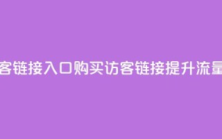 QQ买访客链接入口(购买QQ访客链接,提升流量效果)
