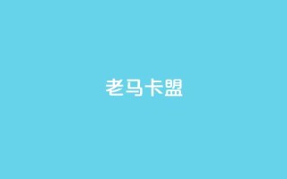 老马卡盟 - 老马卡盟:解锁黑马营销策略~
