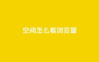 QQ空间怎么看浏览量 - 如何查看QQ空间的浏览量?~