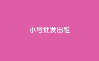 ks小号批发出租 - KS小号批发供应商,提供大量批量租赁服务~