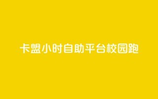 卡盟24小时自助平台校园跑 - 校园跑自助卡盟全天候服务平台!