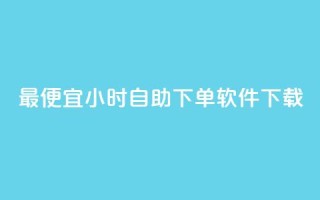 最便宜24小时自助下单软件下载,快手低价业务网 - 拼多多的软件 - 自助下单最专业的平台