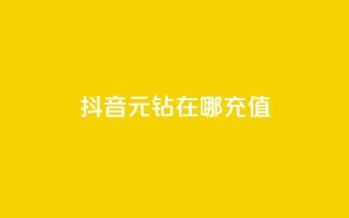 抖音9元63钻在哪充值 - 抖音9元63钻怎么充值?简单方法大揭秘!~