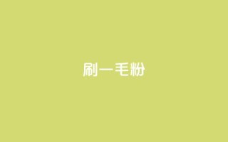 ks刷一毛1000粉 - 怎样刷1毛1000粉ks?!