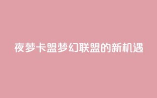 夜梦卡盟:梦幻联盟的新机遇