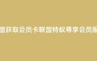 刷vip会员卡盟 - 获取VIP会员卡联盟特权，尊享会员服务！