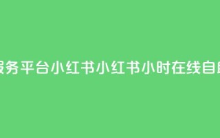 24小时自助服务平台小红书(小红书:24小时在线自助服务平台)