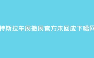 特斯拉车展撤展！官方未回应