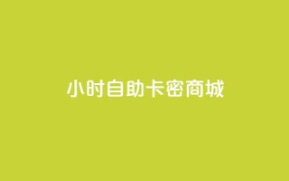24小时自助卡密商城 - 24小时自助卡密商城:解放您的充值需求~