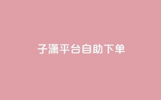子潇平台自助下单,帝王卡盟 - 小红书刷播放 - qq空间点赞 购买网站DNS商城
